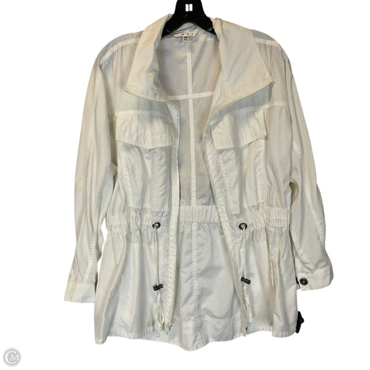 Jacket Windbreaker By Cabi In White, Size: Xs