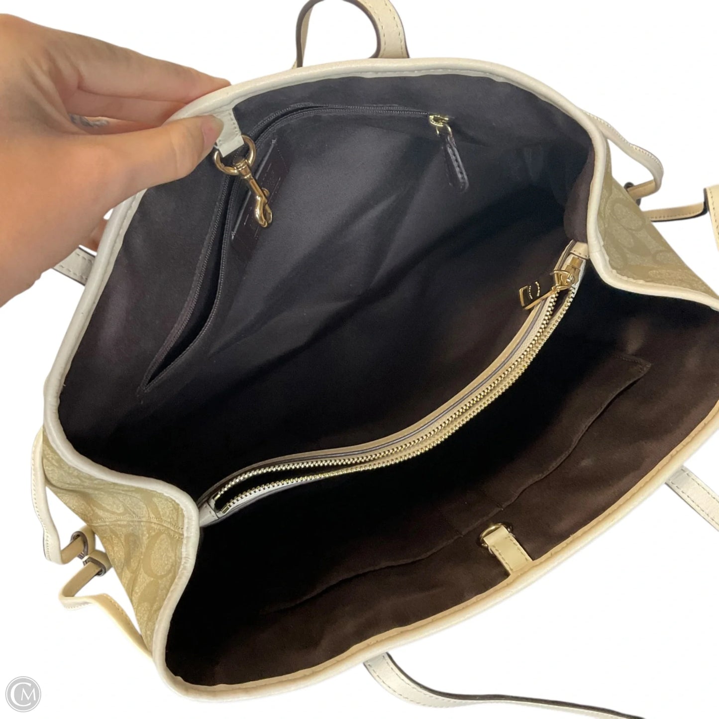 Handbag Designer By Coach, Size: Medium