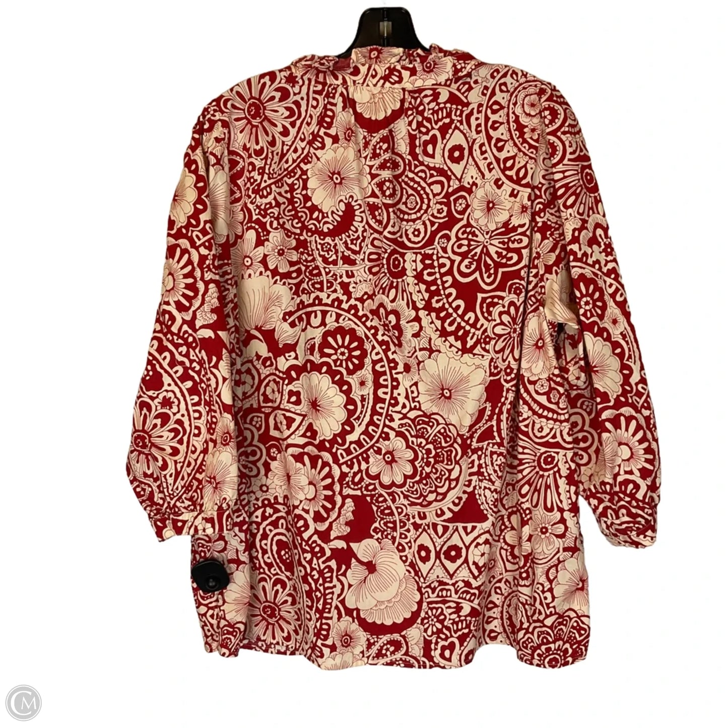 Top Long Sleeve By Umgee In Red, Size: 2x
