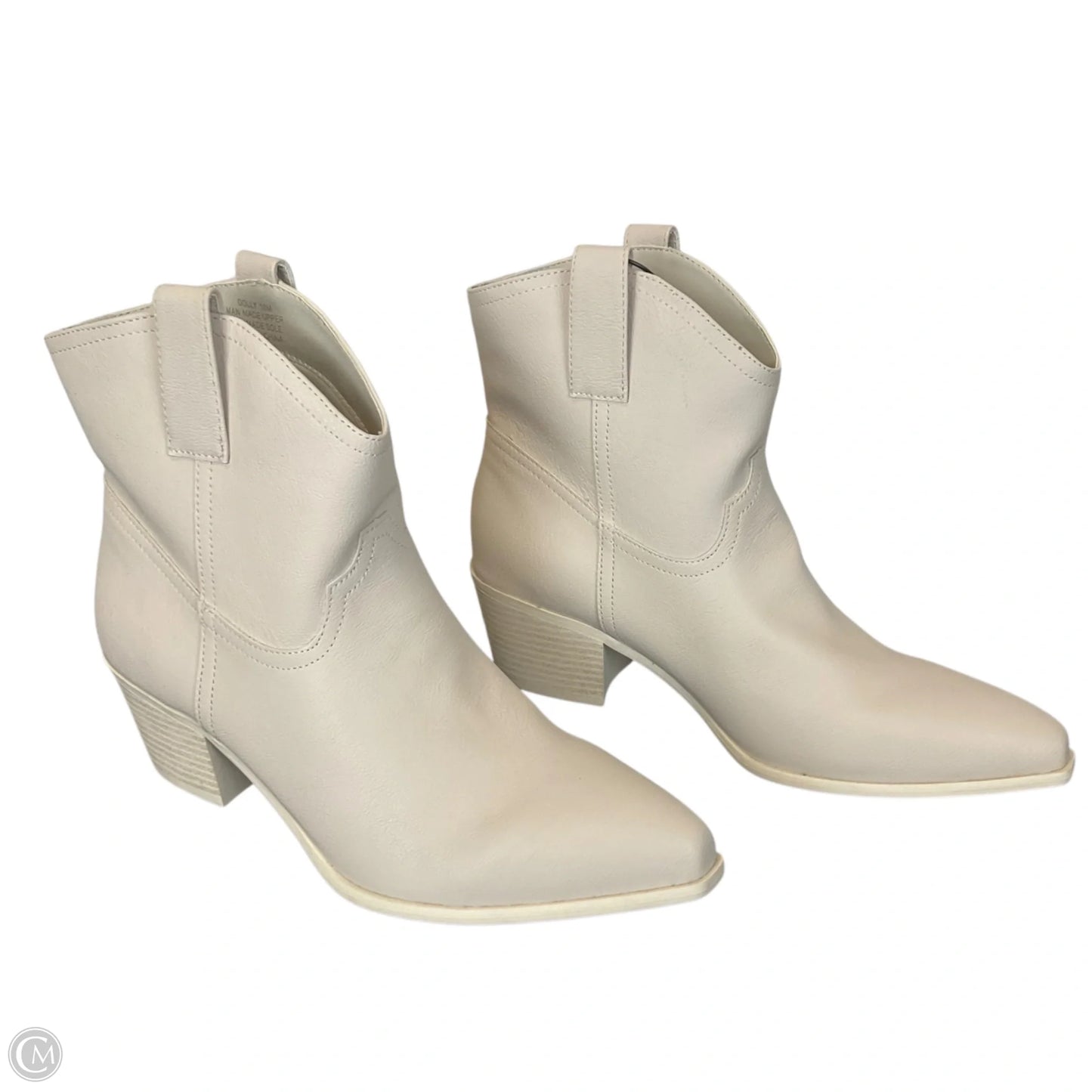 Boots Ankle Flats By Crown And Ivy In White, Size: 10