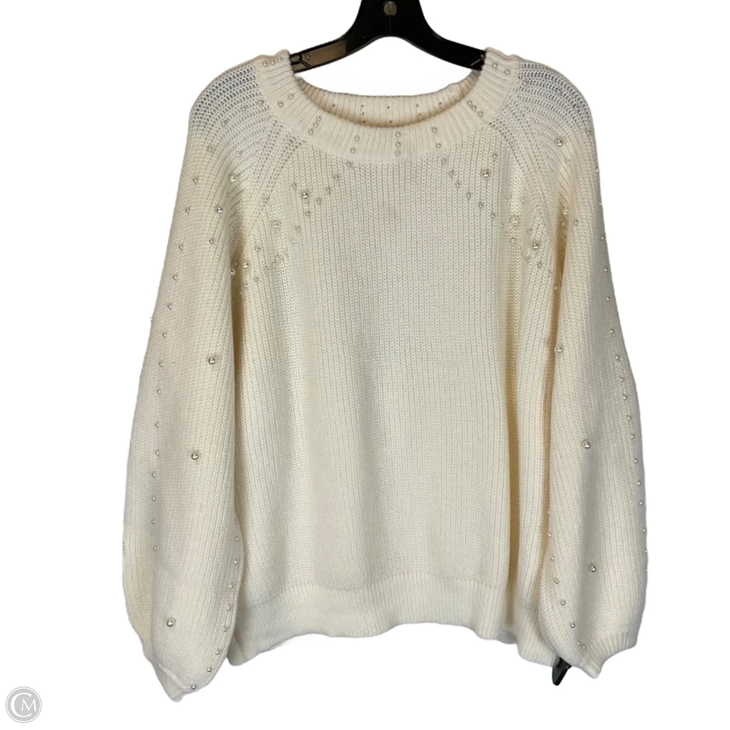 Sweater By Chicsoul In Cream, Size: 2x