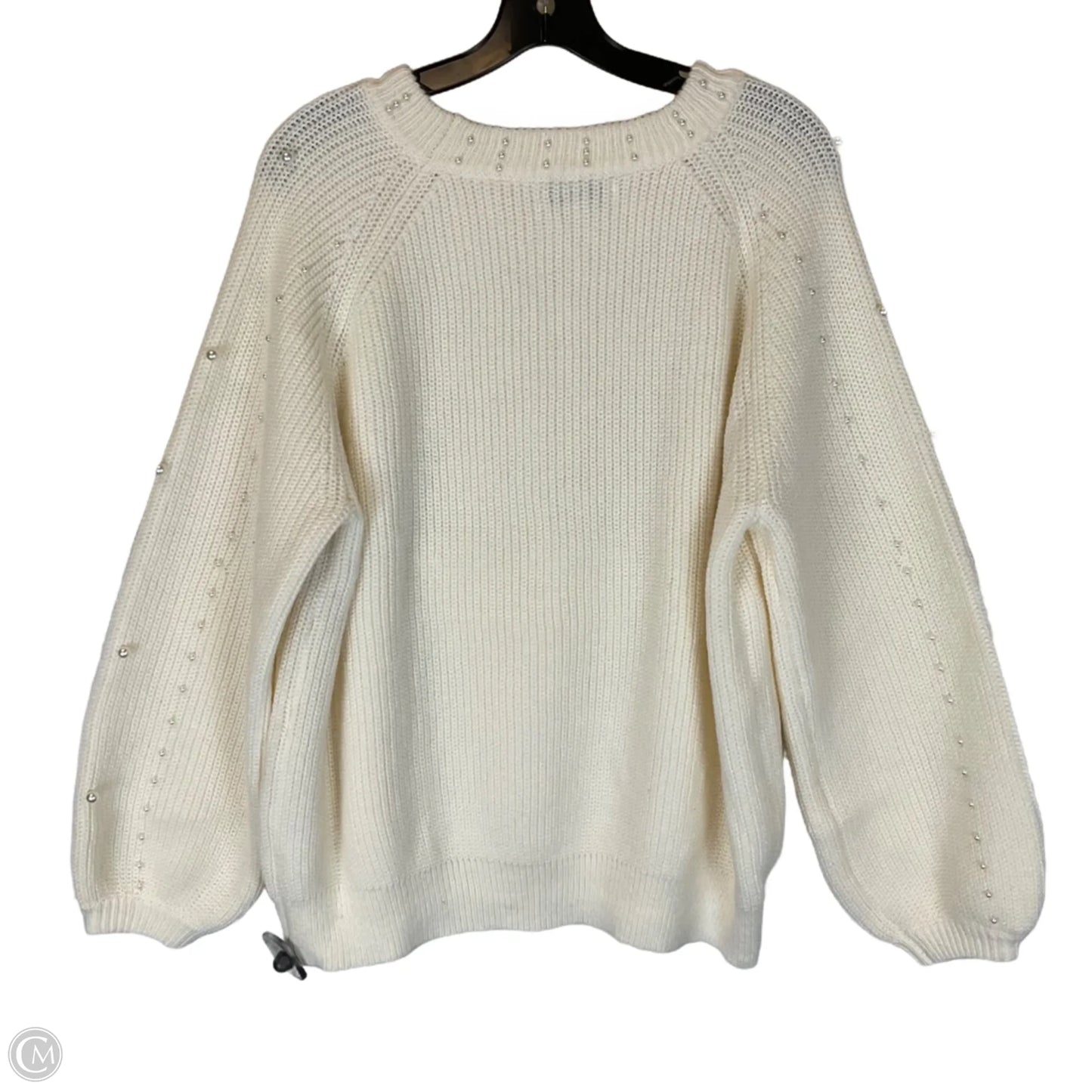 Sweater By Chicsoul In Cream, Size: 2x