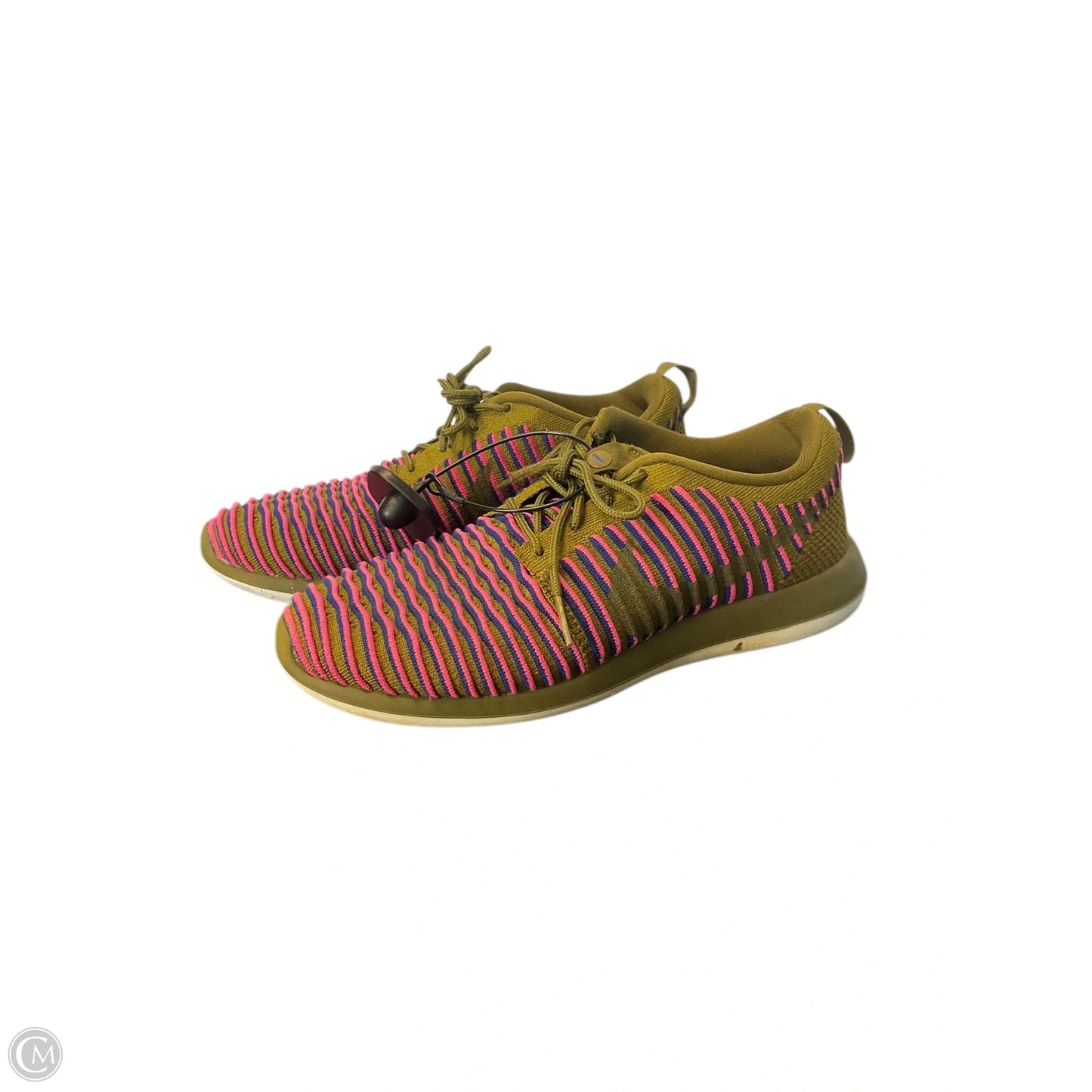 Shoes Athletic By Nike In Green & Pink, Size: 9