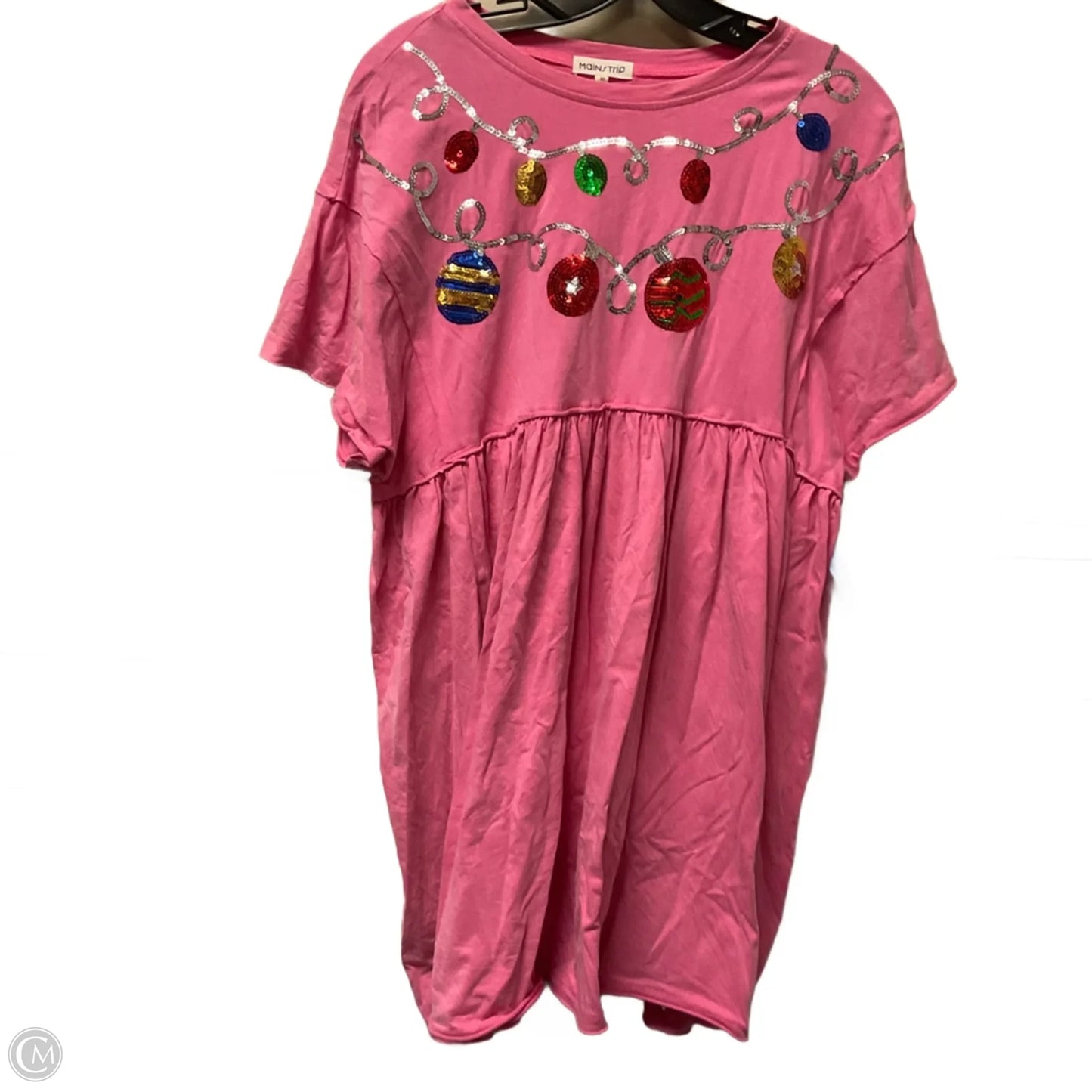 Dress Casual Short By Main Strip In Pink, Size: M