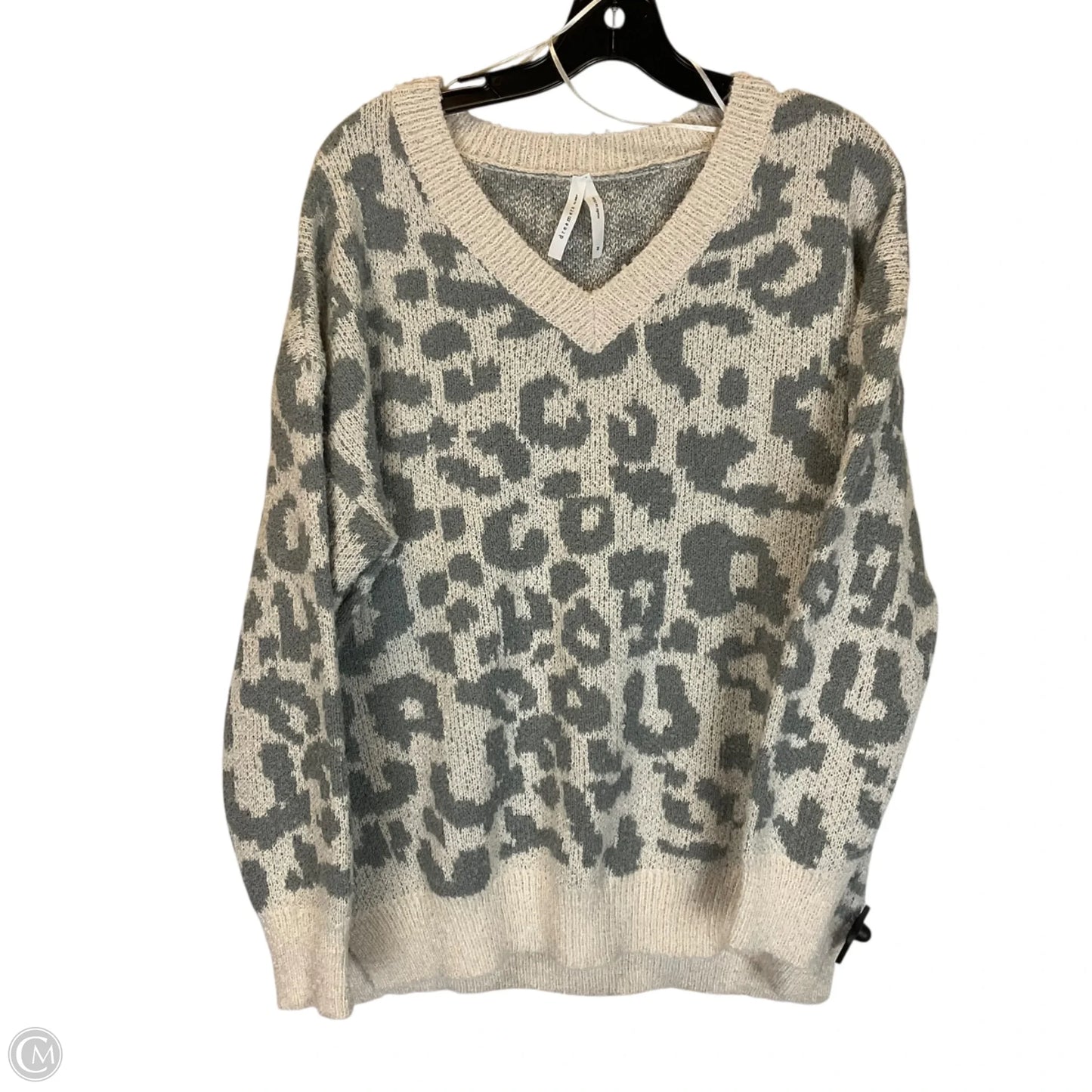 Sweater By Dreamers In Animal Print, Size: M