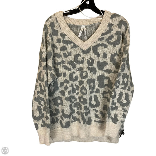 Sweater By Dreamers In Animal Print, Size: M