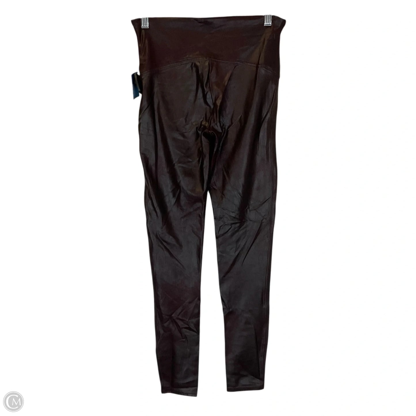 Athletic Leggings By Spanx In Maroon, Size: L