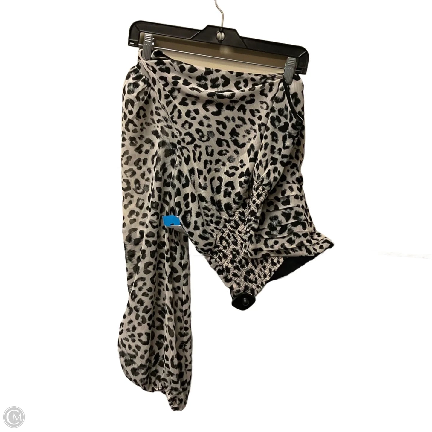Top Long Sleeve By Express In Animal Print, Size: L