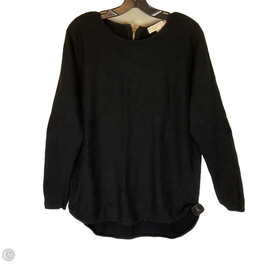 Top Long Sleeve By Michael By Michael Kors In Black, Size: L
