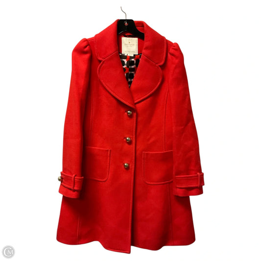 Jacket Designer By Kate Spade In Red, Size: 6