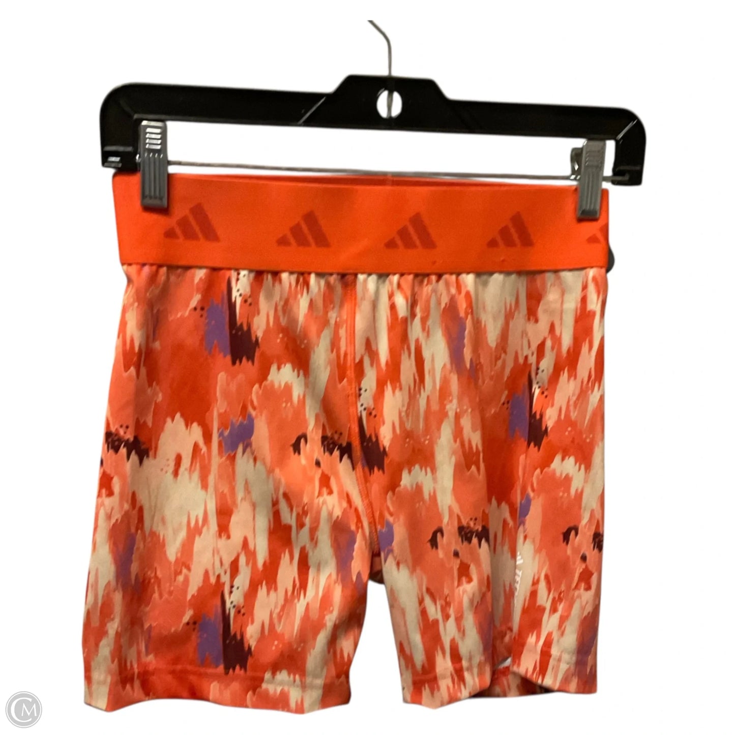 Athletic Shorts By Adidas In Orange, Size: S