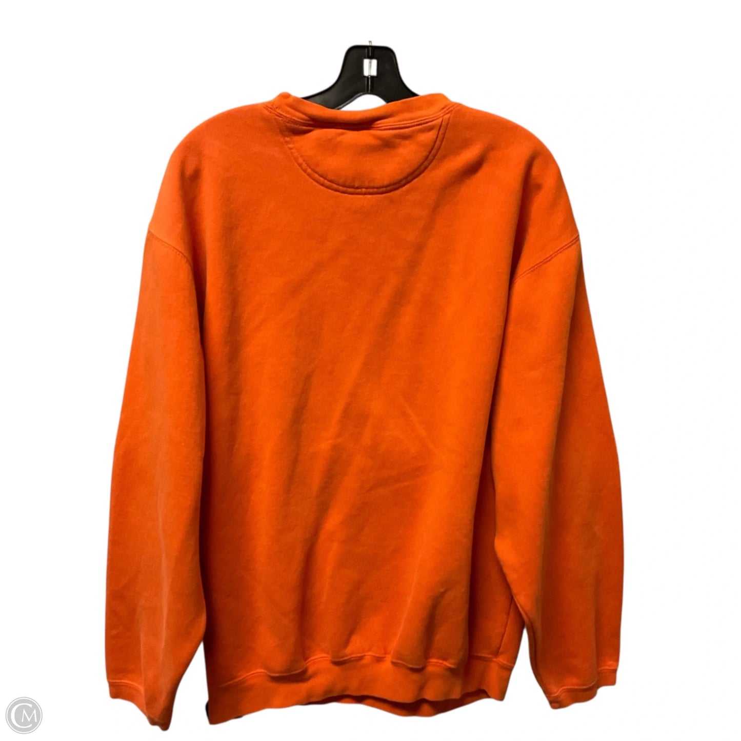 Sweatshirt Crewneck By Clothes Mentor In Orange, Size: L
