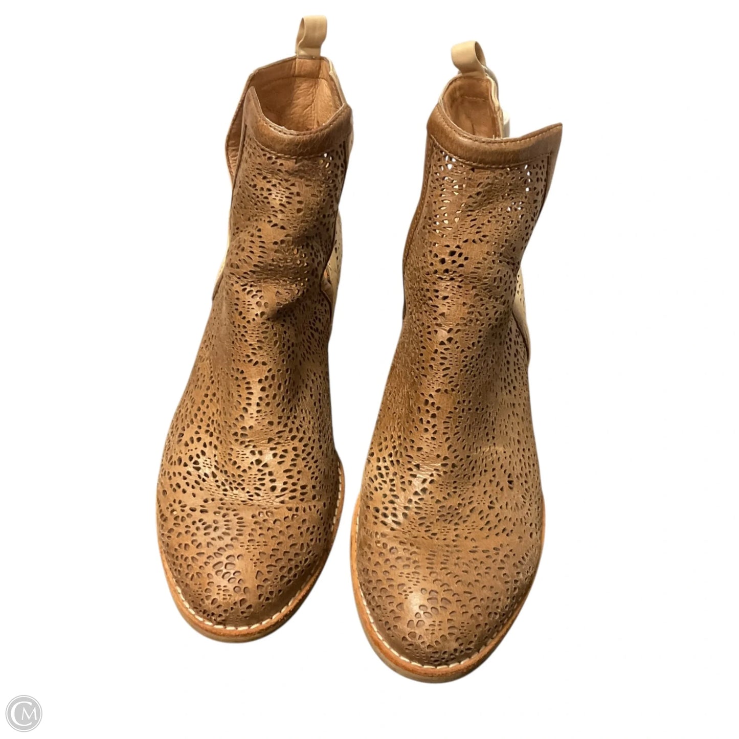 Boots Ankle Flats By Jeffrey Campbell In Brown, Size: 9.5