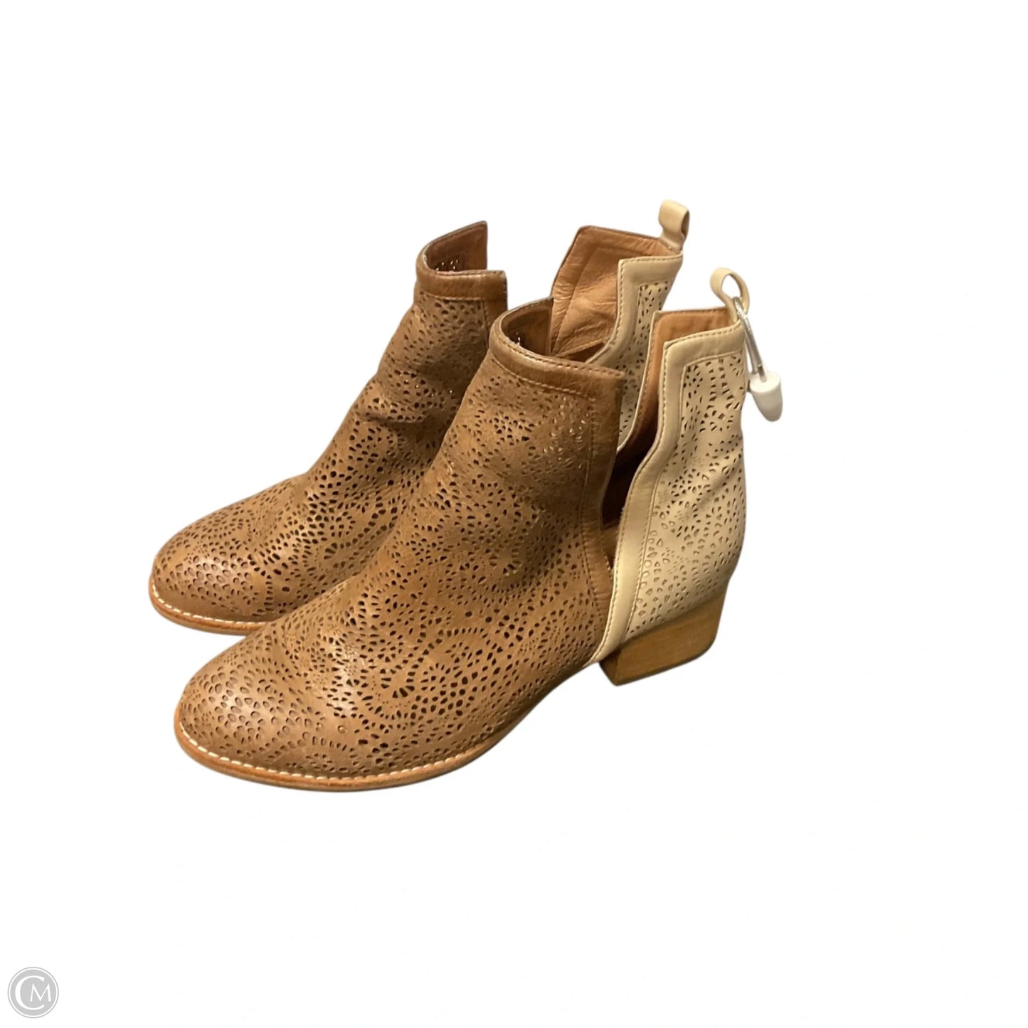 Boots Ankle Flats By Jeffrey Campbell In Brown, Size: 9.5