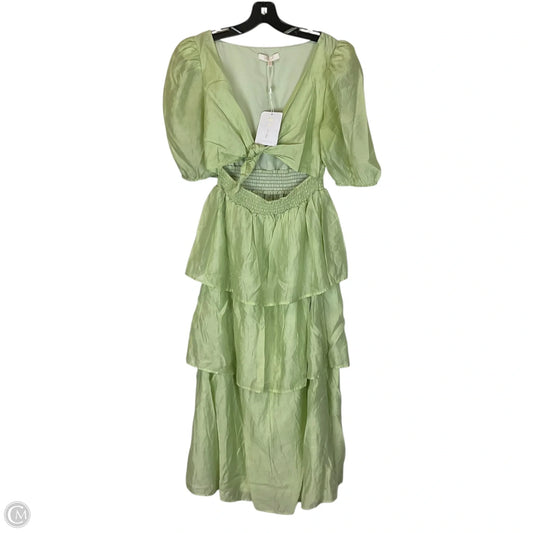 Dress Casual Maxi By Wayf In Green, Size: 8