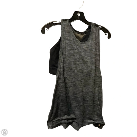 Athletic Tank Top By Lululemon In Grey, Size: M