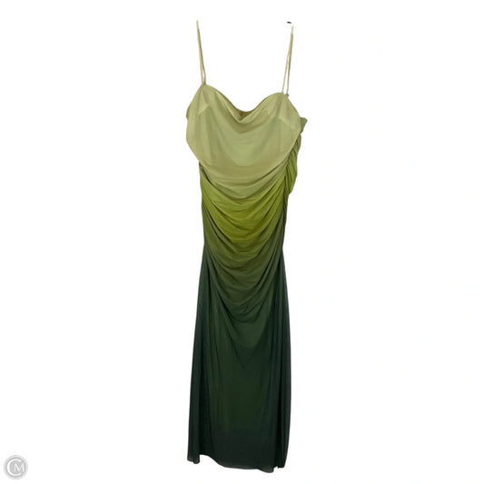 Dress Casual Midi By Micas In Green, Size: L