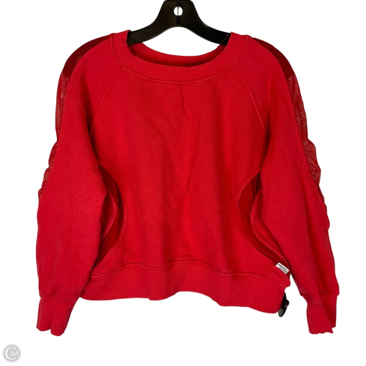 Sweatshirt Crewneck By Good American In Red, Size: S