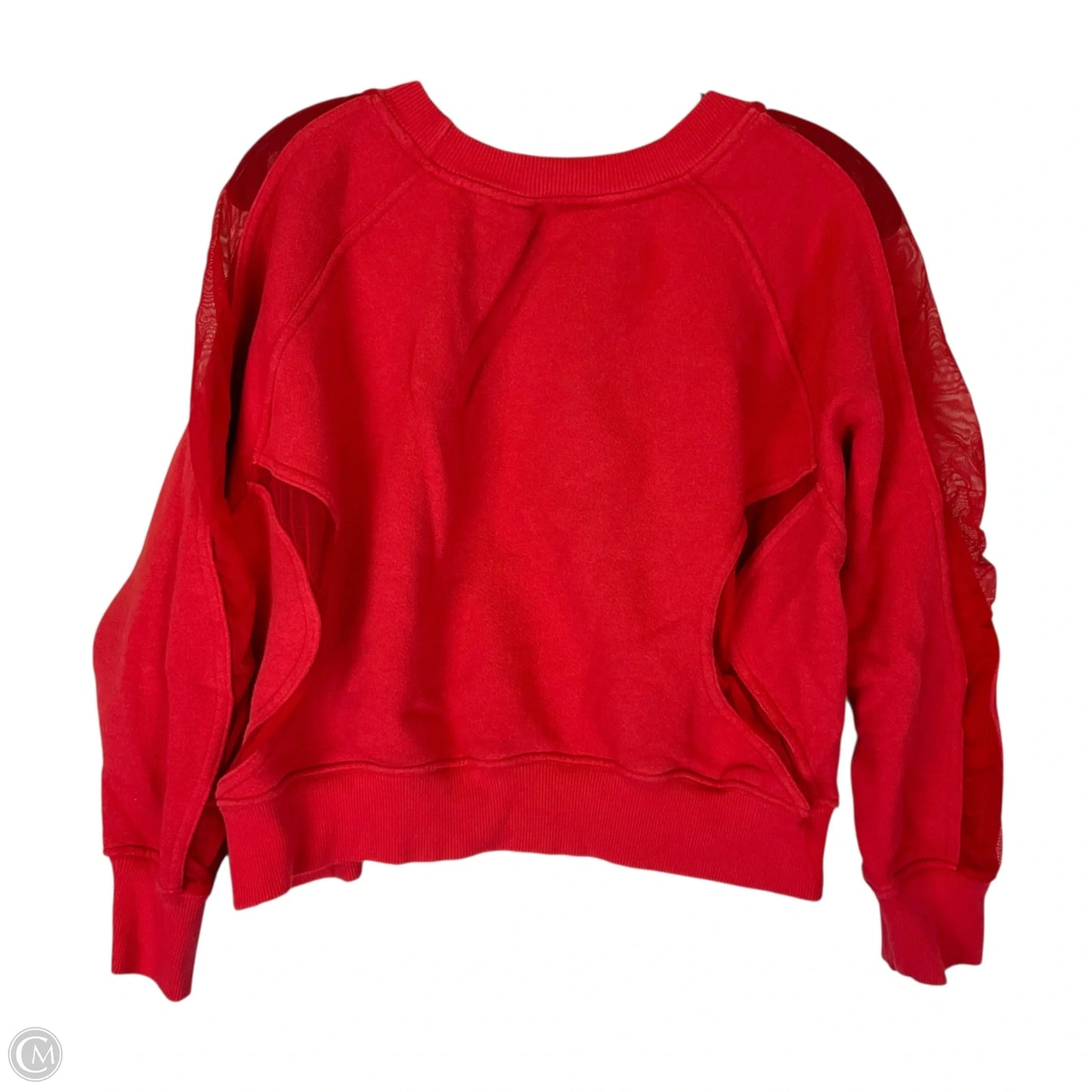 Sweatshirt Crewneck By Good American In Red, Size: S