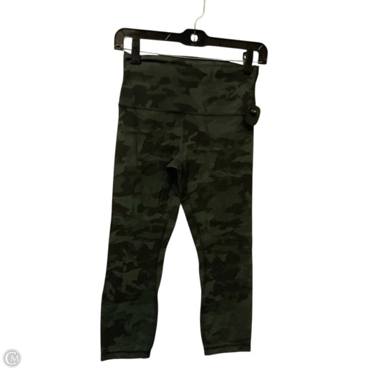 Athletic Leggings By Lululemon In Green, Size: M