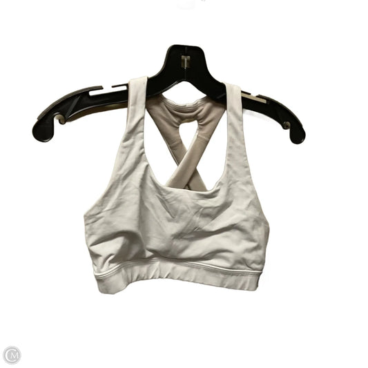 Athletic Bra By Lululemon In White, Size: 6