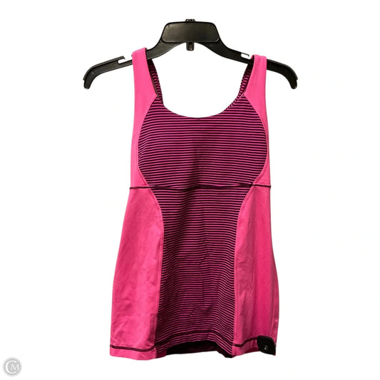 Athletic Tank Top By Lululemon In Pink, Size: 4