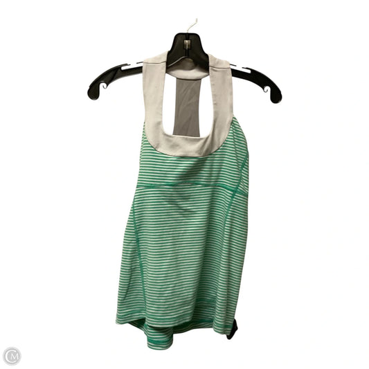 Athletic Tank Top By Lululemon In Green, Size: 6