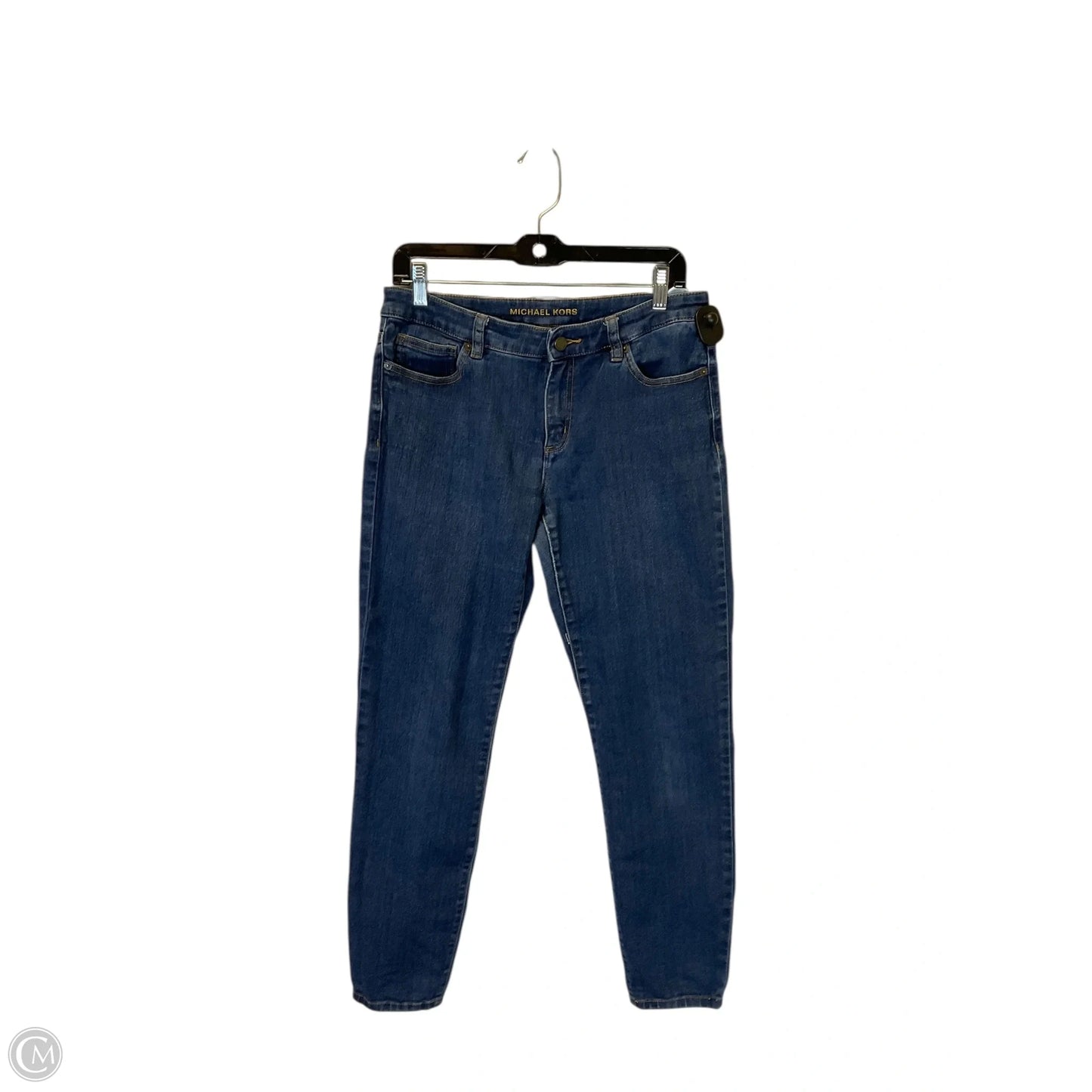 Jeans Skinny By Michael By Michael Kors In Blue Denim, Size: 6