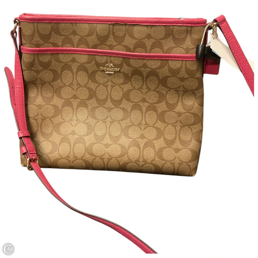 Crossbody Designer By Coach, Size: Large