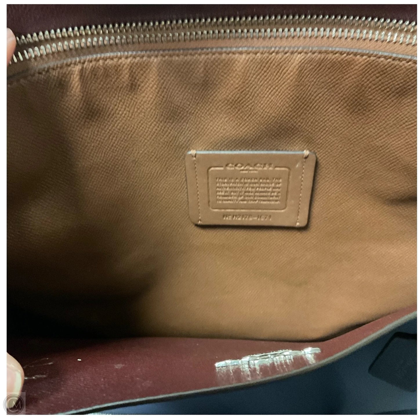 Handbag Designer By Coach, Size: Large