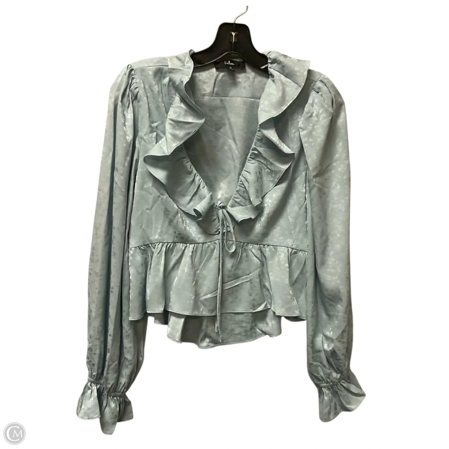 Top Long Sleeve By Lulus In Blue, Size: M