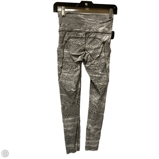 Athletic Leggings By Lululemon In Snakeskin Print, Size: 4