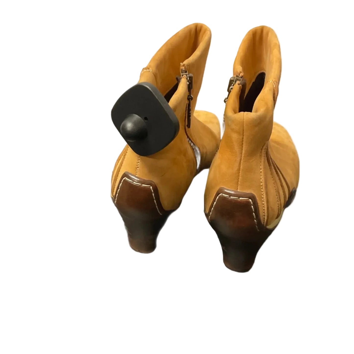 Boots Ankle Heels By Timberland In Tan, Size: 8.5