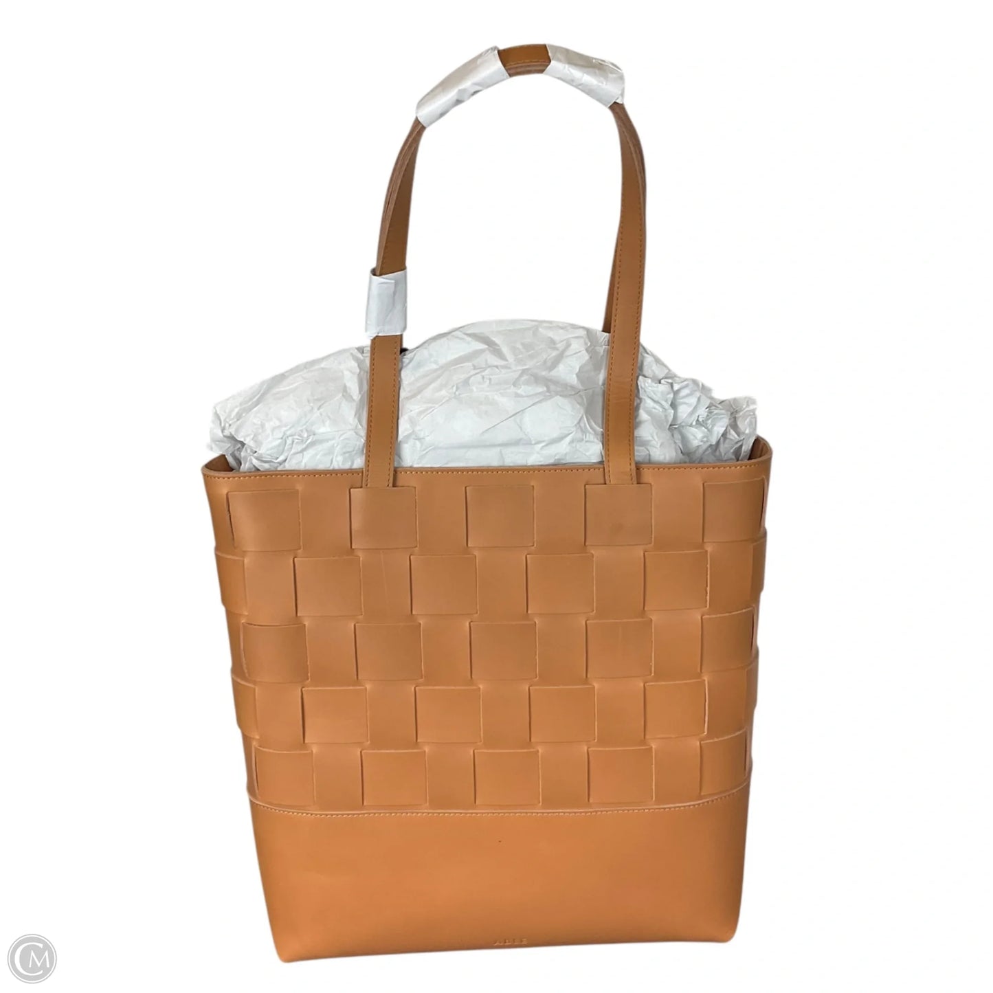 Handbag Leather By Able, Size: Large