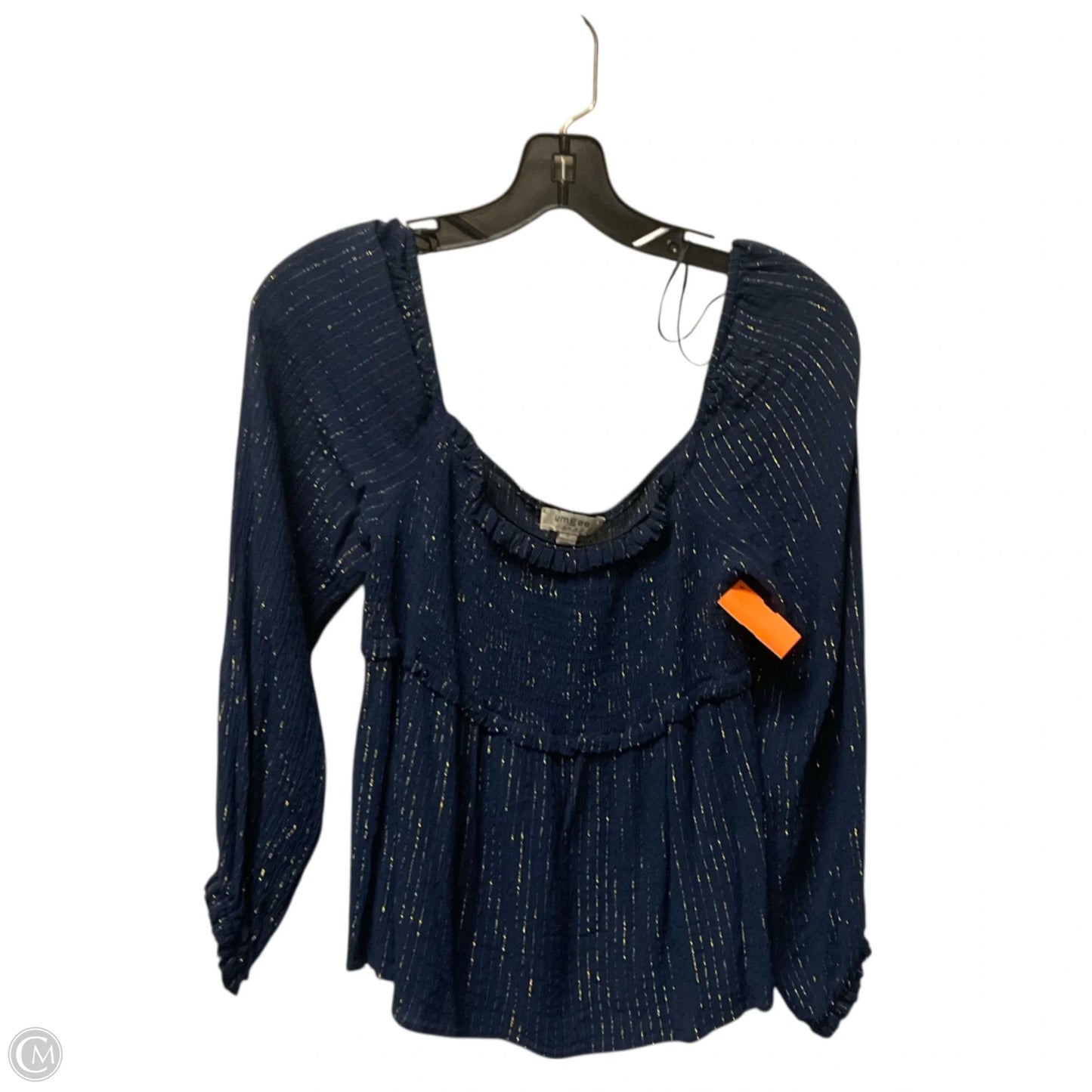 Top Long Sleeve By Umgee In Blue, Size: S