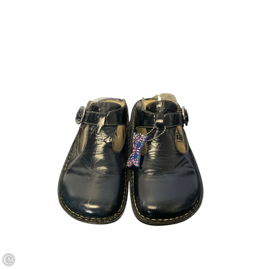 Shoes Heels Wedge By Alegria In Navy, Size: 8.5