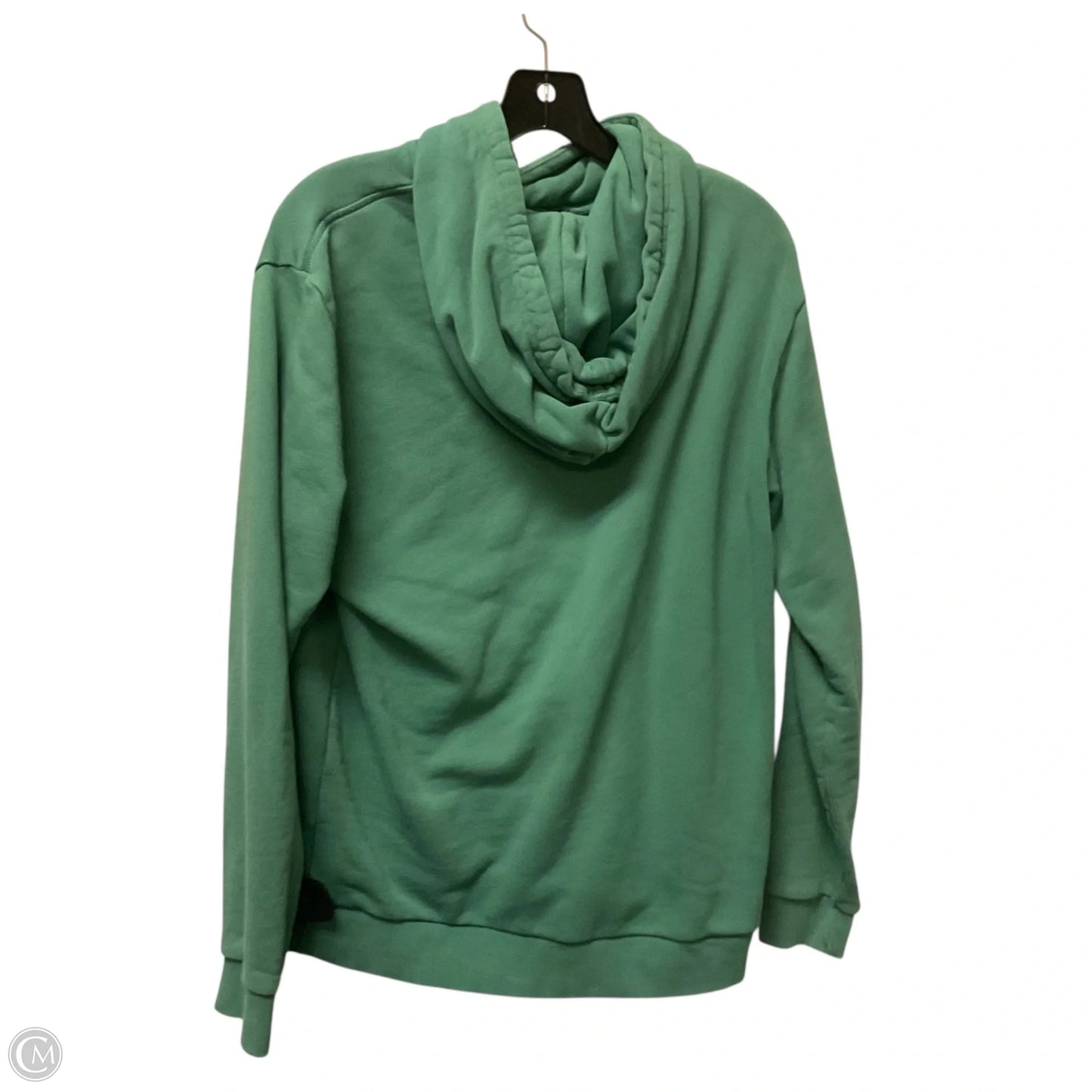 Sweatshirt Hoodie By Adidas In Green, Size: S