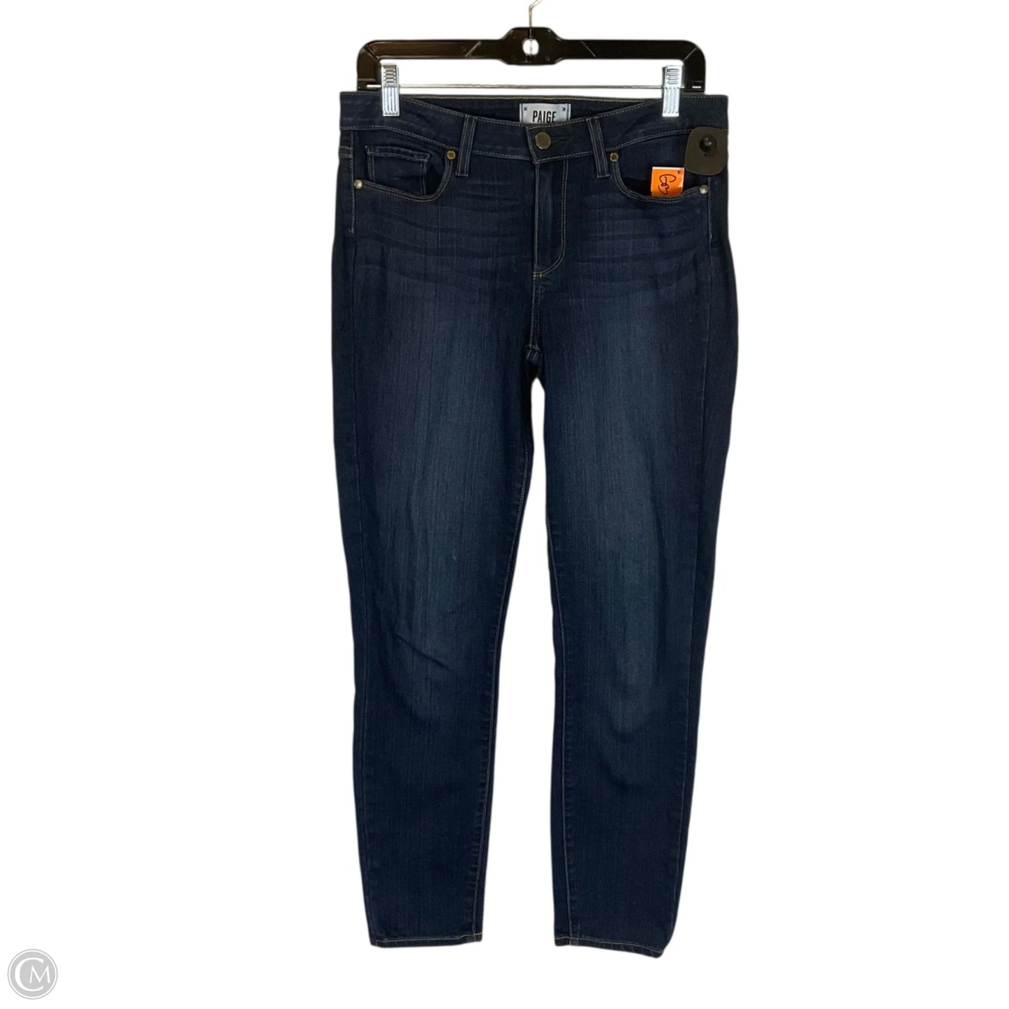 Jeans Skinny By Paige In Blue Denim, Size: 10 (30)