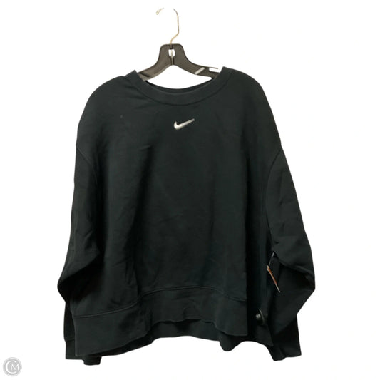 Top Long Sleeve By Nike Apparel In Black, Size: 2x