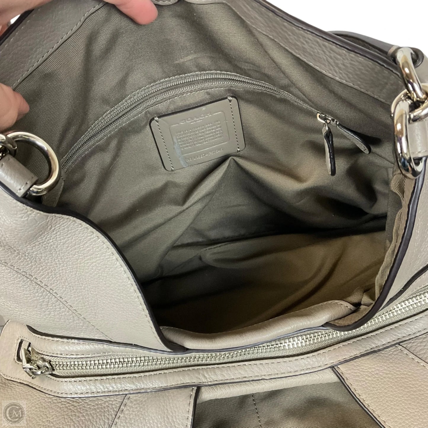 Handbag Designer By Coach, Size: Medium