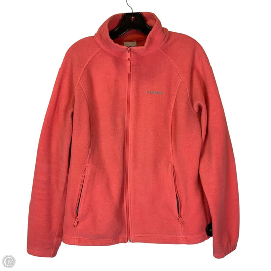 Jacket Fleece By Columbia In Pink, Size: Xl