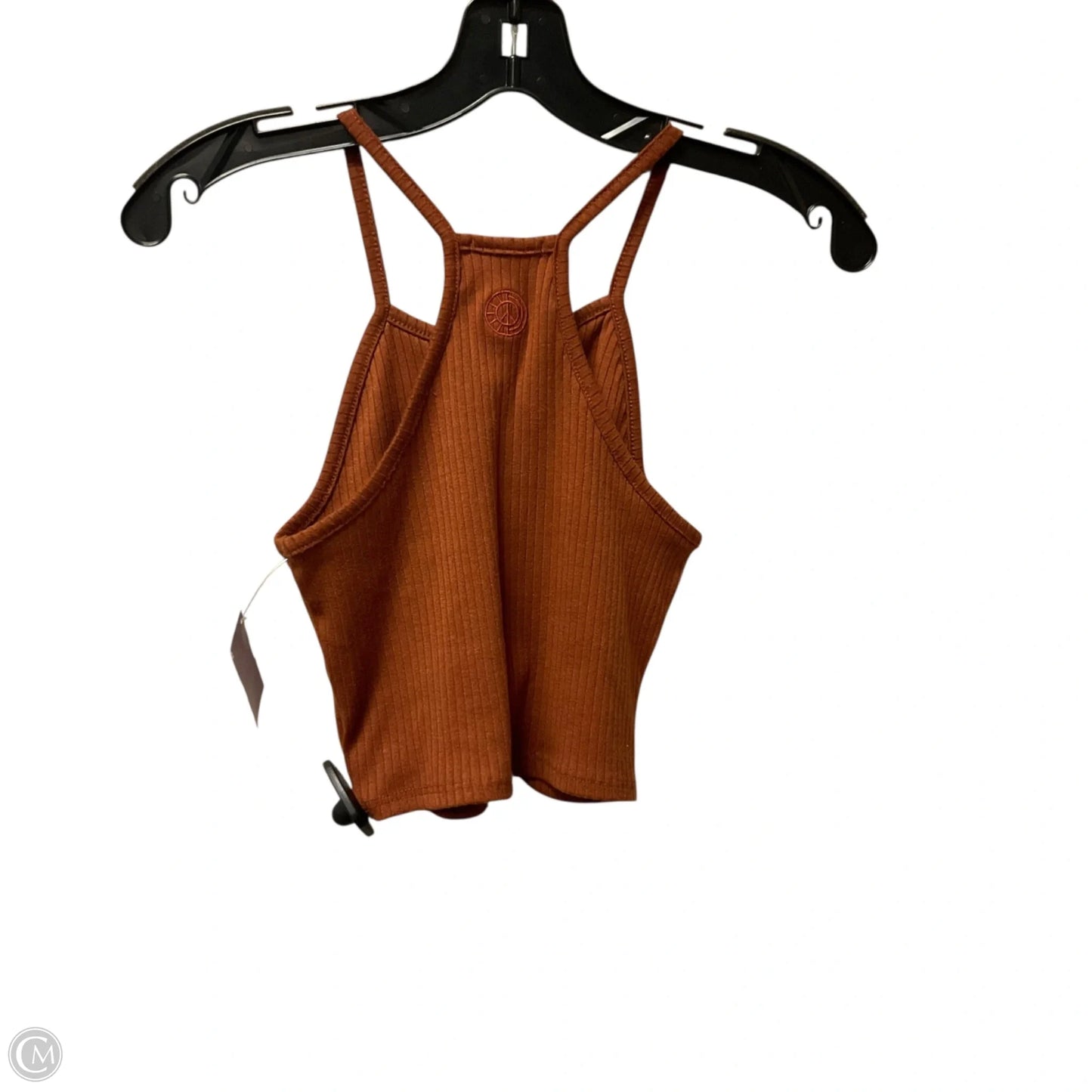 Top Sleeveless By Earthbound In Orange, Size: S