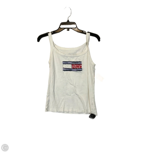 Top Sleeveless By Tommy Hilfiger In White, Size: M