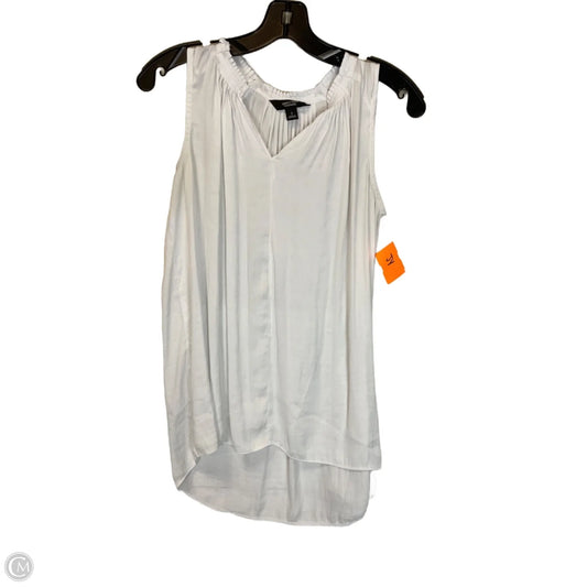 Top Sleeveless By Simply Vera In White, Size: S