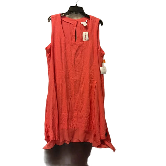 Dress Casual Midi By Cynthia Rowley In Pink, Size: 1x