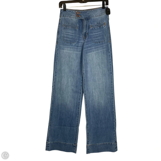 Jeans Wide Leg By Habitual In Blue Denim, Size: 0 (25)