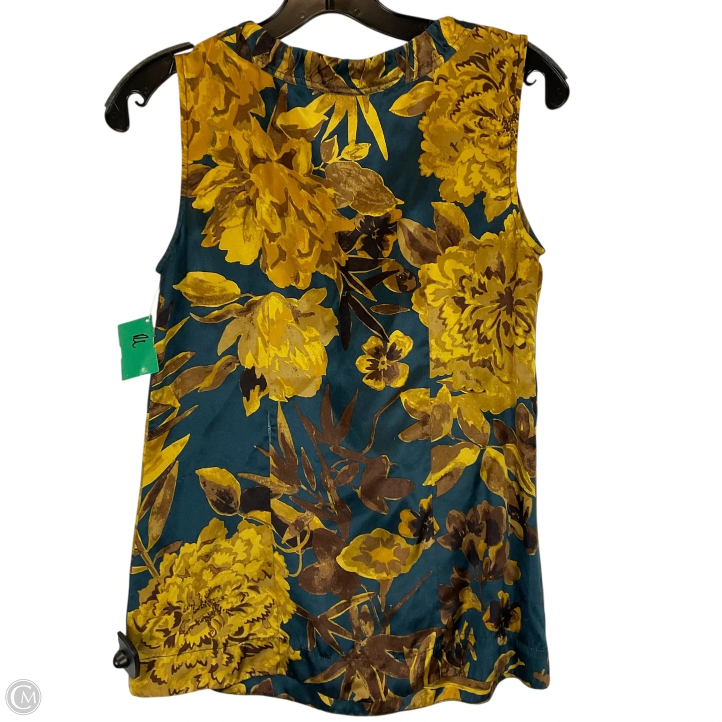 Top Sleeveless Designer By Tory Burch In Floral Print, Size: S