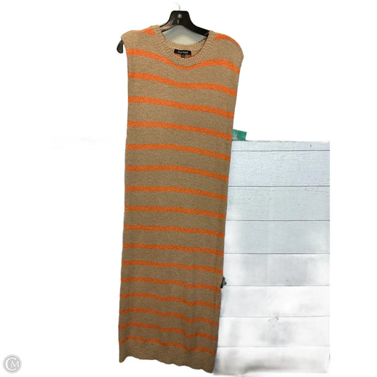 Dress Casual Maxi By Strut & Bolt In Brown & Orange, Size: S