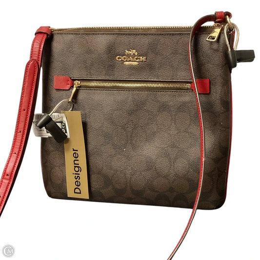 Crossbody Designer By Coach, Size: Large