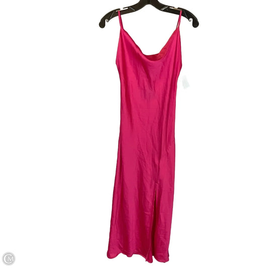 Dress Casual Midi By Clothes Mentor In Pink, Size: Xs